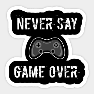 Game Over Sticker